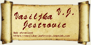 Vasiljka Jestrović vizit kartica